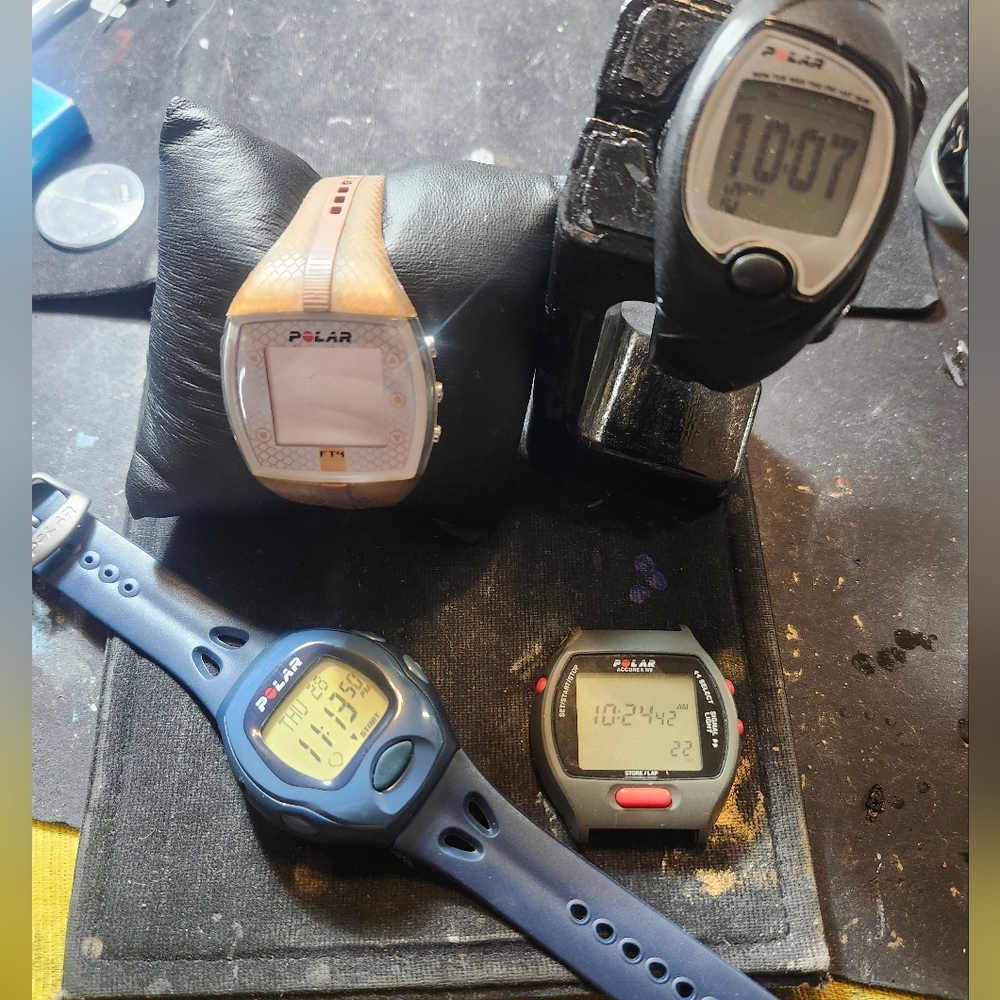 Vintage Polar Activewear Watches set of 4 i might have 5